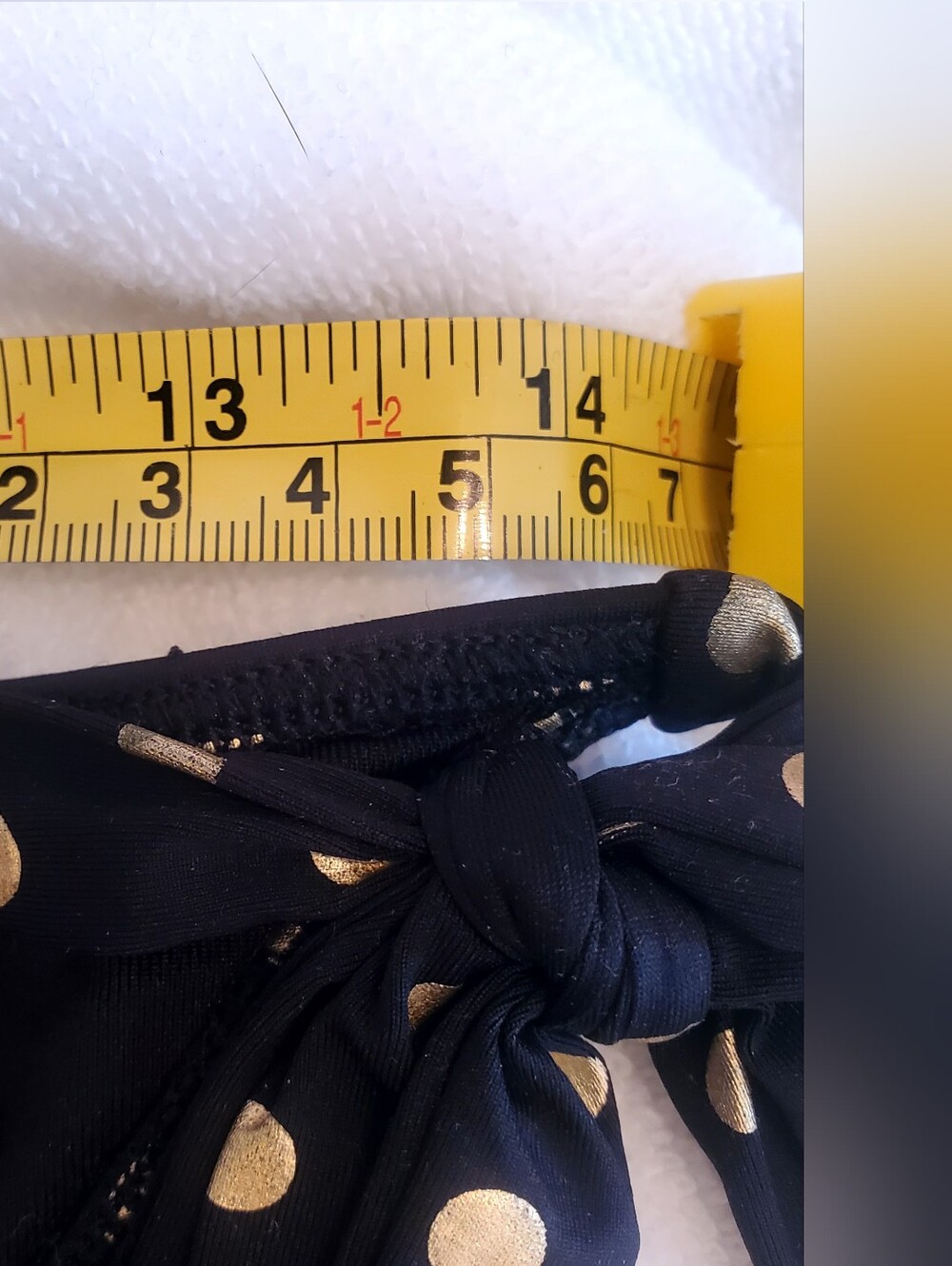 Victoria's Secret Black & Gold Polka-dot Bikini - Picture 11 of 11